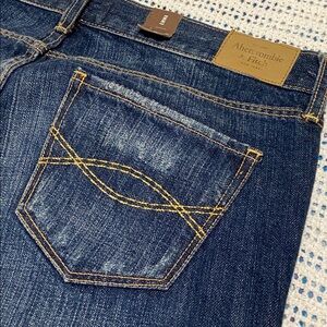 Abercrombie & Fitch Dark Blue Boot Cut Jeans